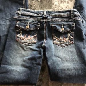Rue 21 Denim Flap pocket jeans size 5/6